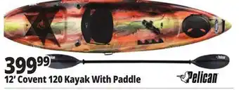 Ocean State Job Lot Pelican Covert Angler Kayak w/ Paddle offer
