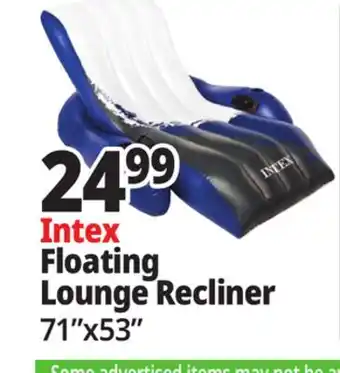 Ocean State Job Lot Intex Floating Recliner Pool Lounge offer