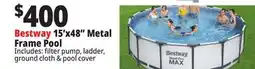 Ocean State Job Lot Bestway 15' x 48 Steel Pro Max Above Ground Pool Set offer