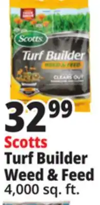 Ocean State Job Lot Scotts Turf Builder Weed & Feed 4 000 sq ft offer