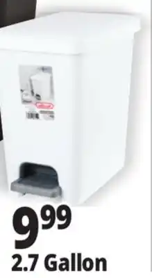 Ocean State Job Lot Sterilite Step-On 2.7 Gal Wastebasket offer