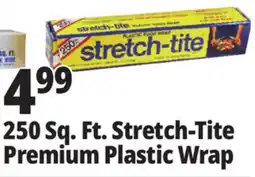 Ocean State Job Lot stretch-tite Premium Plastic Food Wrap 250 sq ft offer