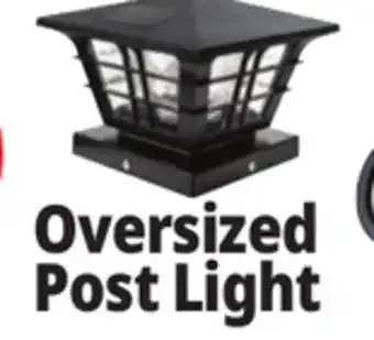 Ocean State Job Lot Outdoor Living Accents Craftsman Style Solar LED Post Cap Light offer