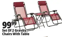 Ocean State Job Lot Zero Gravity Chairs with Side Table 3 Piece offer