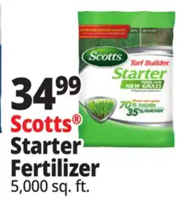 Ocean State Job Lot Scotts Turf Builder Starter Food for New Grass 5 000 sq ft offer