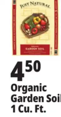 Ocean State Job Lot Just Natural Organic Garden Soil 1 cu ft offer