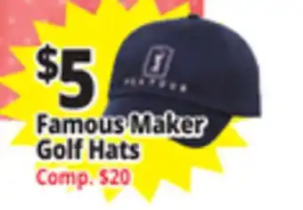 Ocean State Job Lot Famous Maker Golf Hats offer