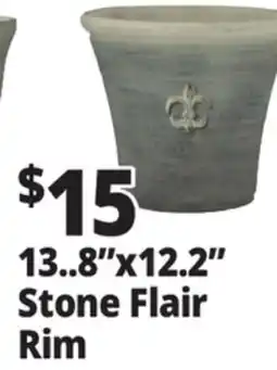 Ocean State Job Lot 13..8x12.2 Stone Flair Rim offer