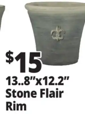Ocean State Job Lot 13..8x12.2 Stone Flair Rim offer