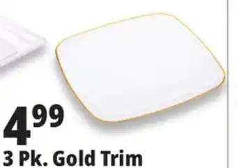Ocean State Job Lot 3 Pk. Gold Trim offer
