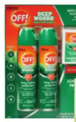 Ocean State Job Lot OFF! Deep Woods Insect Repellent V Combo Pack offer