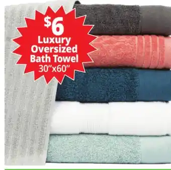 Ocean State Job Lot Luxury Oversized Bath Towel offer