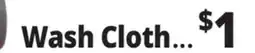 Ocean State Job Lot Wash Cloth offer