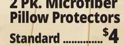 Ocean State Job Lot Microfiber Pillow Protectors Standard, 2 Pk offer