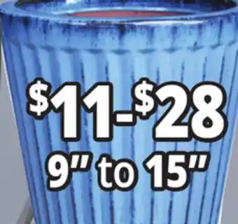 Ocean State Job Lot 9 to 15 Outdoor Glazed Ceramic Planters offer