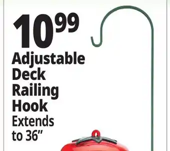 Ocean State Job Lot Adjustable Deck Railing Hook offer