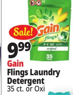 Ocean State Job Lot Gain Flings Laundry Detergent offer