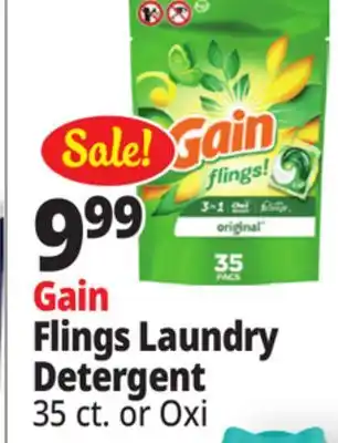 Ocean State Job Lot Gain Flings Laundry Detergent offer