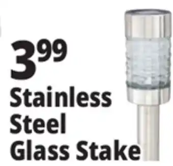 Ocean State Job Lot Solar Stake Light Stainless Steel offer