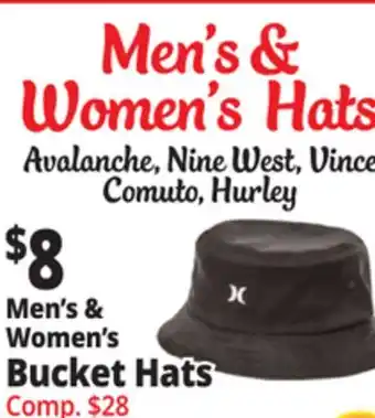 Ocean State Job Lot Men's & Women's Bucket Hats offer