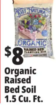 Ocean State Job Lot Just Naturals Organic Raised Bed Planting Mix 1.5 cu ft offer