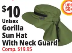 Ocean State Job Lot Gorilla Sun Hat With Neck Guard offer