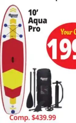 Ocean State Job Lot 10' Aqua Pro Inflatable Paddleboards offer