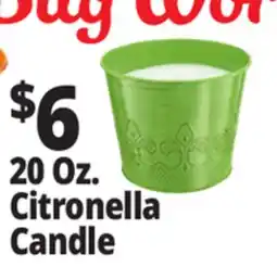 Ocean State Job Lot 20 Oz. Citronella Candle offer