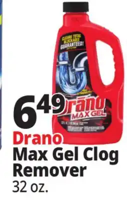 Ocean State Job Lot Drano Pro Strength Max Gel Clog Remover 32 oz offer