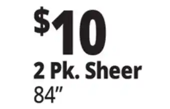 Ocean State Job Lot 2 Pk. Sheer offer