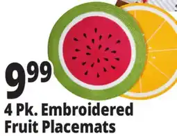 Ocean State Job Lot 4 Pk. Embroidered Placemats offer