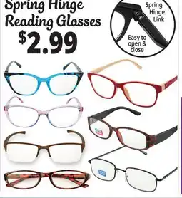Ocean State Job Lot Spring Hinge Reading Glasses offer