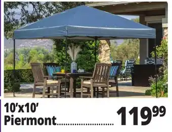 Ocean State Job Lot Piermont 10'x10' One-Touch Instant Gazebo offer