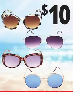 Ocean State Job Lot FAMOUS MAKER SUNGLASSES offer