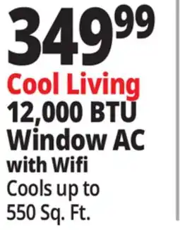 Ocean State Job Lot Cool Living 12,000 BTU Window AC offer
