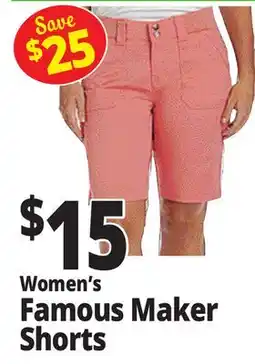 Ocean State Job Lot Women's Famous Maker Shorts offer