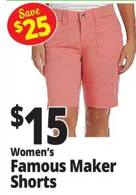 Ocean State Job Lot Women's Famous Maker Shorts offer