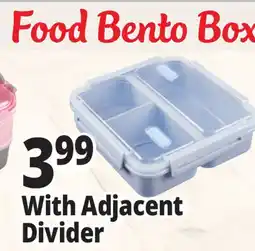 Ocean State Job Lot Food Bento Box With Adjacent Divider offer
