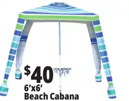 Ocean State Job Lot 6'x6' Beach Cabana offer