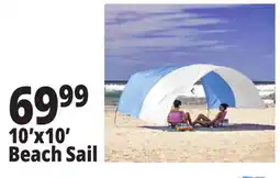 Ocean State Job Lot 10'x10' Beach Sail offer