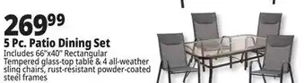 Ocean State Job Lot Glass Top Patio Dining Table 66 x 40 offer