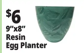 Ocean State Job Lot 9x8 Resin Egg Planter offer