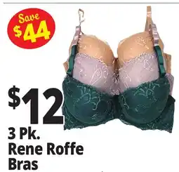 Ocean State Job Lot 3 Pk. Rene Roffe Bras offer