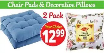 Ocean State Job Lot Chair Pads & Decorative Pillows offer
