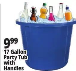 Ocean State Job Lot 17 Gallon Party Tub with Handles offer