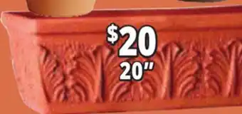 Ocean State Job Lot 20 Terracotta offer