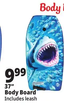 Ocean State Job Lot 37 Body Board offer
