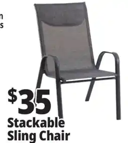 Ocean State Job Lot Stackable Sling Chair offer