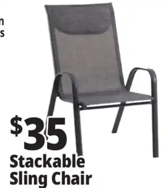 Ocean State Job Lot Stackable Sling Chair offer