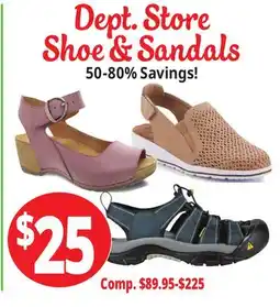 Ocean State Job Lot Dept. Store Shoe & Sandals offer